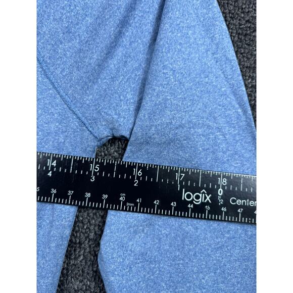 Spyder Active Shirt Womens Sz XS Heather Blue Running Thumb Hole Zip Pockets NEW - Picture 8 of 8